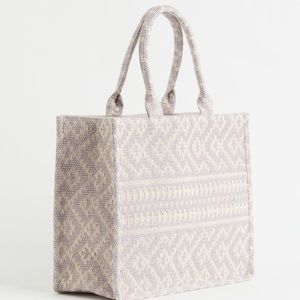 H & M Jacquard Weave Tote